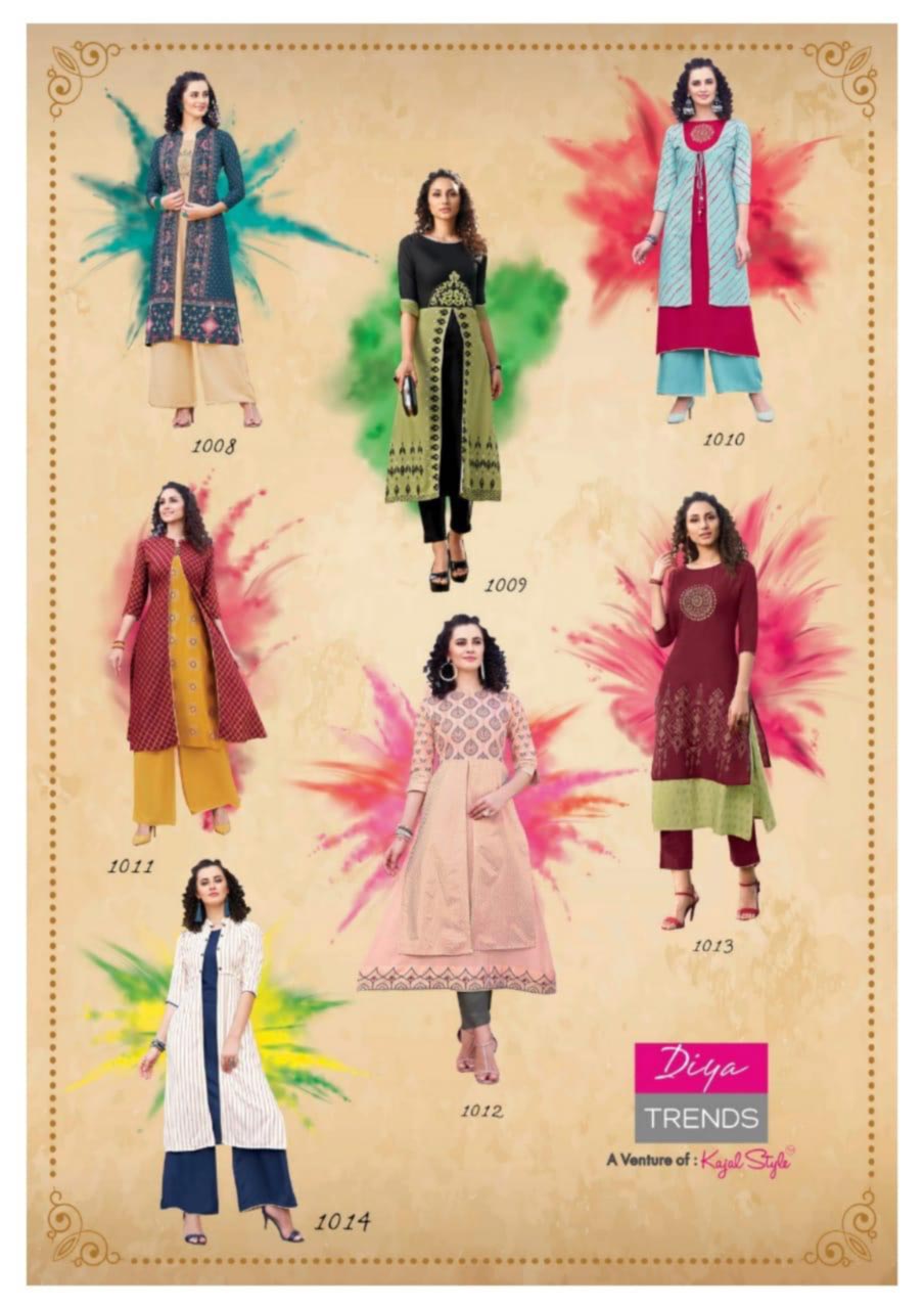 Diya Scarlett Vol-1 Shrug Kurti Manufacturer Diya Scarlett Vol-1 Shrug Kurti Manufacturer